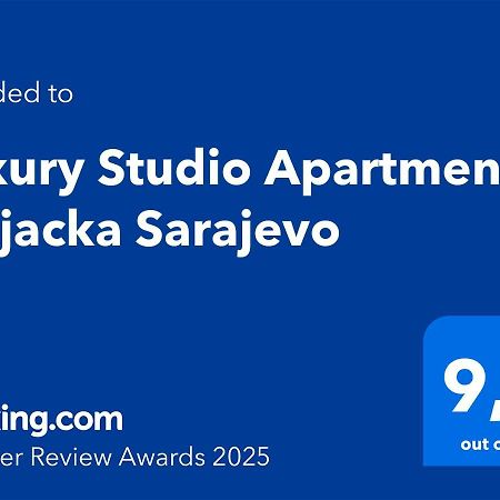 Luxury Studio Apartment Miljacka סראייבו מראה חיצוני תמונה