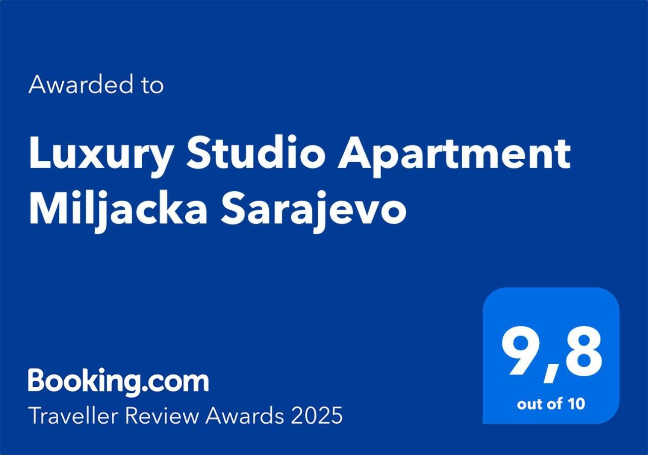 Luxury Studio Apartment Miljacka סראייבו מראה חיצוני תמונה